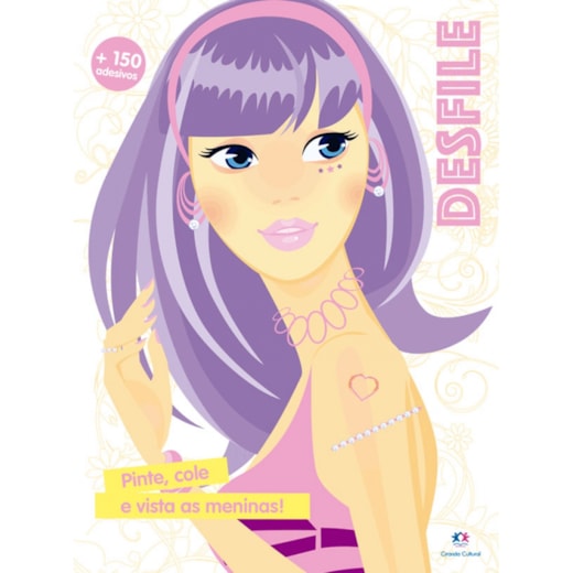 Livro Adesivos Fashion stars - book 1