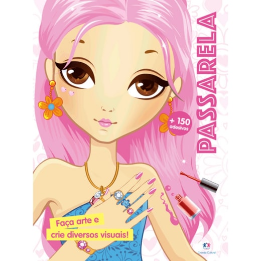 Livro Adesivos Fashion stars - book 3