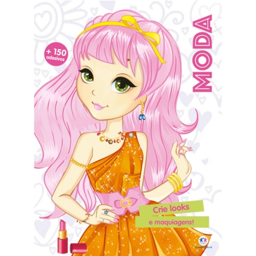 Livro Adesivos Fashion stars - book 4