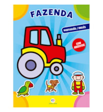 Livro Adesivos Fazenda