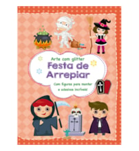 Livro Adesivos Festa de arrepiar