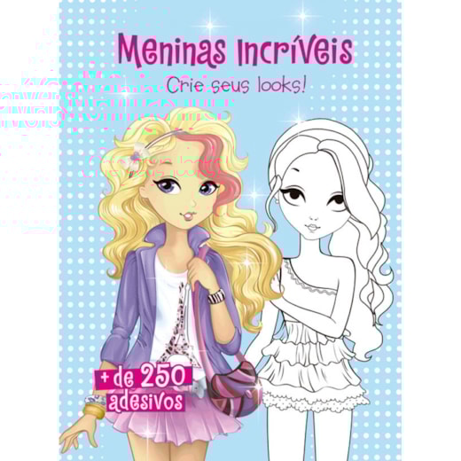 Livro Adesivos Filles au top! Book 4