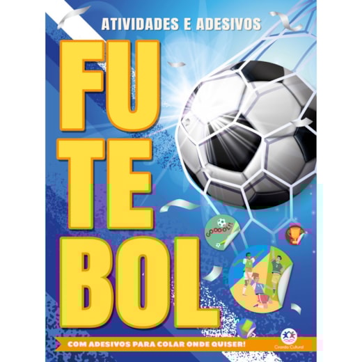 Livro Adesivos Futebol - Atividades e adesivos