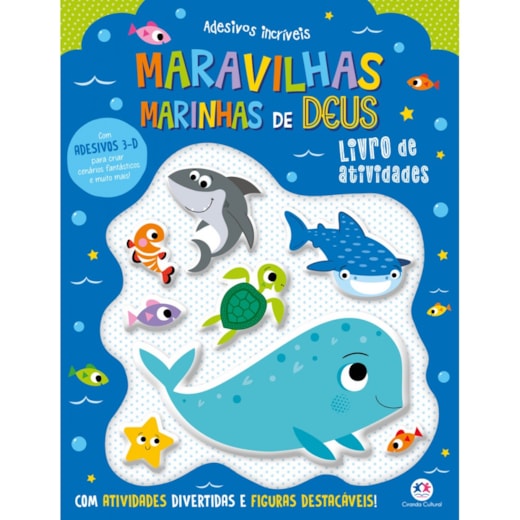 Livro Adesivos Gods Underwater World