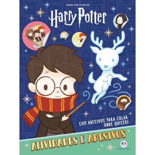 Livro Adesivos Harry Potter - Atividades e adesivos