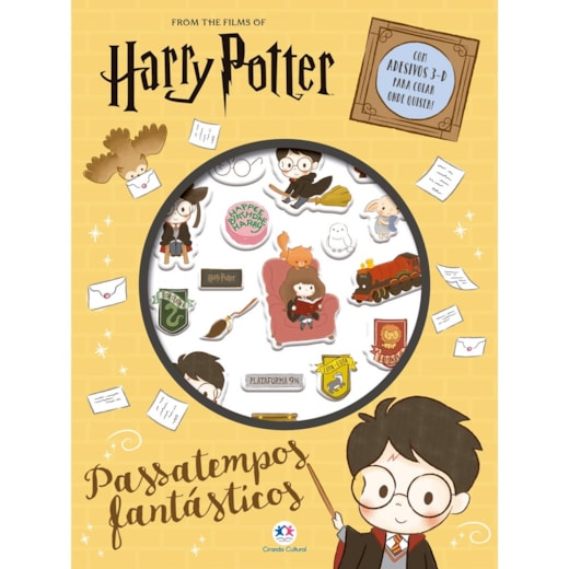 Livro Adesivos Harry Potter - Passatempos fantásticos
