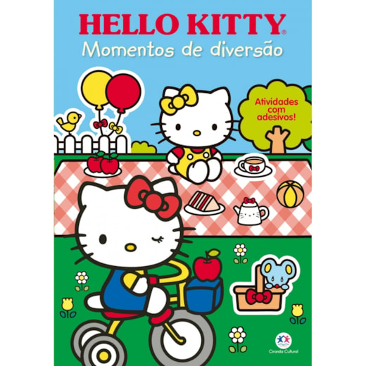 Livro Adesivos Hello Kitty - Momentos de diversão