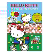 Livro Adesivos Hello Kitty - Momentos de diversão Livro Adesivos Hello Kitty - Momentos de diversão