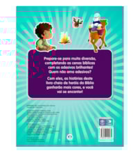 Livro Adesivos Heróis da Bíblia - com adesivos brilhantes