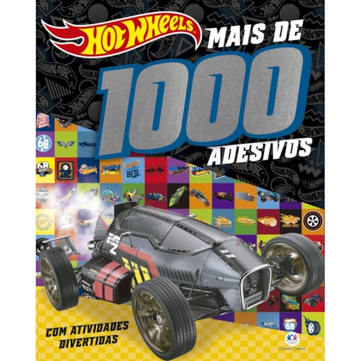 Livro Adesivos Hot Wheels - Mais de 1000 adesivos