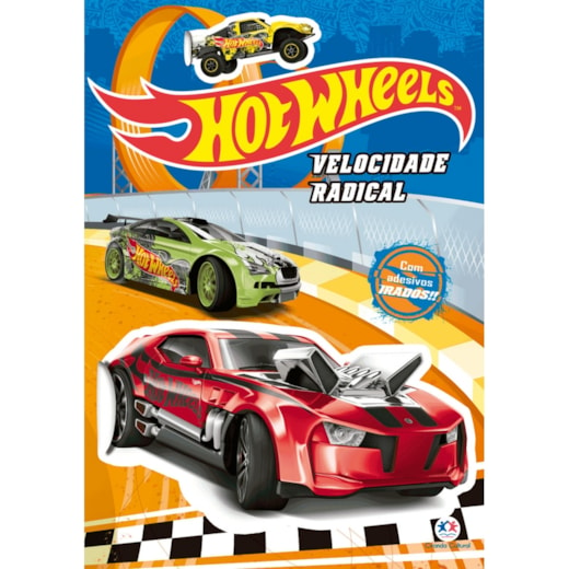 Livro Adesivos Hot Wheels - Velocidade radical