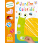 Livro Adesivos Jardim colorido