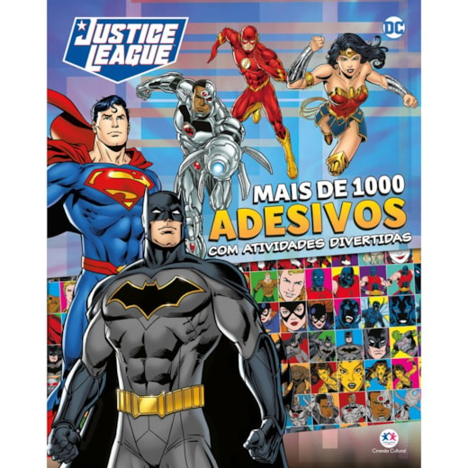 Livro Adesivos Liga da Justiça - Mais de 1000 adesivos