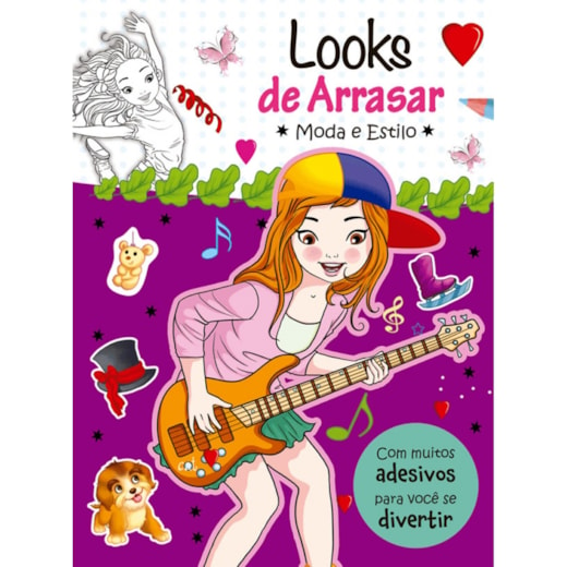 Livro Adesivos Looks de arrasar