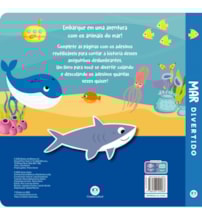 Livro Adesivos Mar Divertido - Aventura Infantil com Adesivos Reutilizáveis