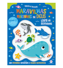 Livro Adesivos Maravilhas Marinhas de Deus