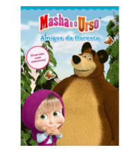 Livro Adesivos Masha e o Urso - Amigos da floresta