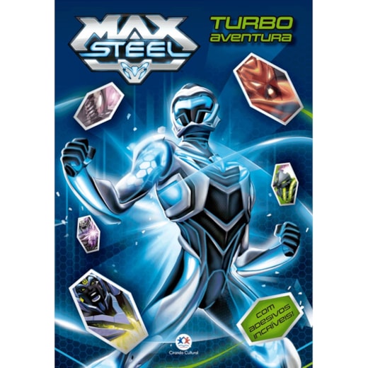 Livro Adesivos Max Steel - Turbo aventura