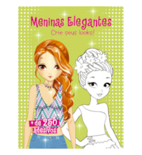 Livro Adesivos Meninas elegantes
