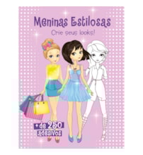 Livro Adesivos Meninas estilosas
