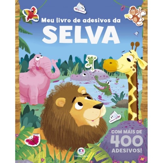 Livro Adesivos Meu livro de adesivos da selva