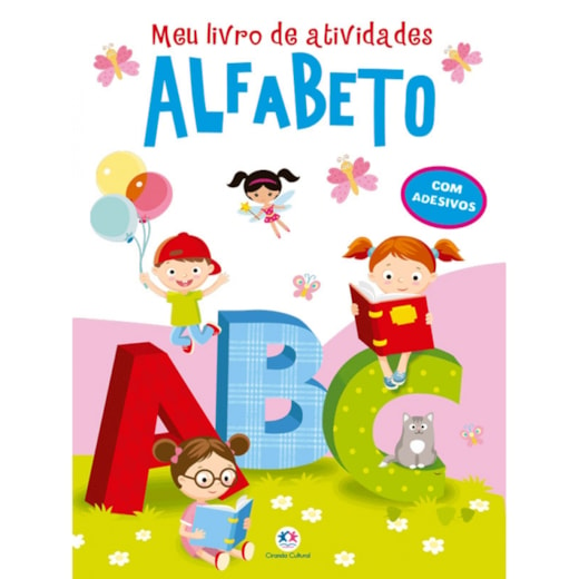 Livro Adesivos Meu livro de atividades alfabeto