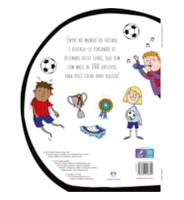 Livro Adesivos Meu livro de futebol para colorir com adesivos