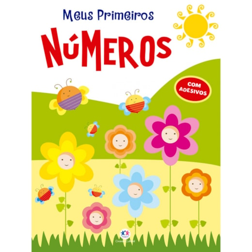 Livro Adesivos Meus primeiros números