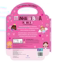 Livro Adesivos Minha Bíblia Encantada - Com Adesivos Brilhantes e Atividades Incríveis