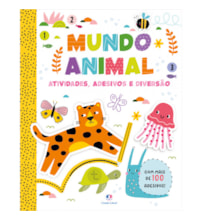 Livro Adesivos Mundo animal