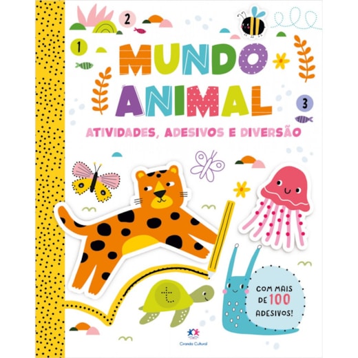 Livro Adesivos Mundo animal