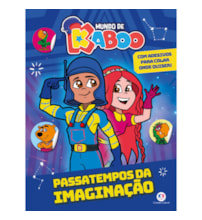 Livro Adesivos Mundo de Kaboo - Passatempos da imaginação - Livro com adesivos pra colar onde quiser!