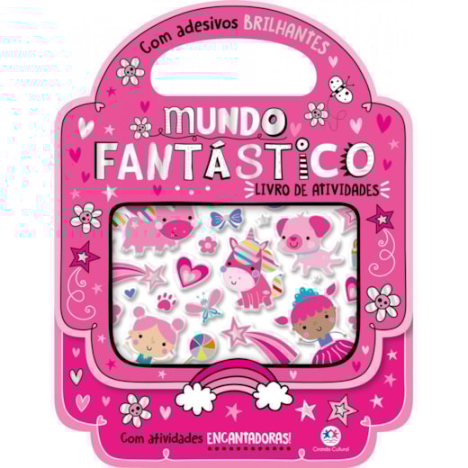Livro Adesivos Mundo fantástico