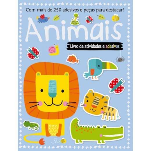 Livro Adesivos My amazing animal sticker activity book