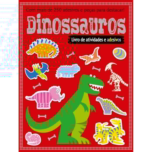 Livro Adesivos My awesome dinosaurs sticker activity book