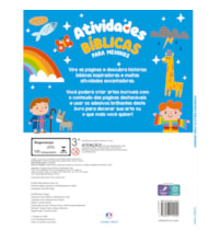 Livro Adesivos My Bible Stories Activity Book (Blue)