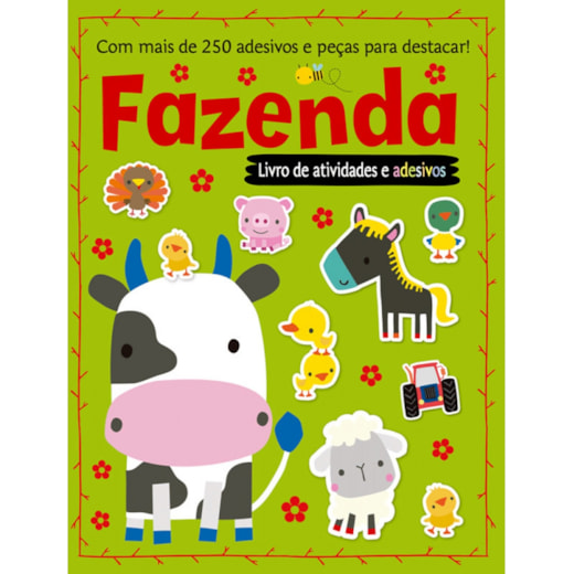 Livro Adesivos My fun farm sticker activity book