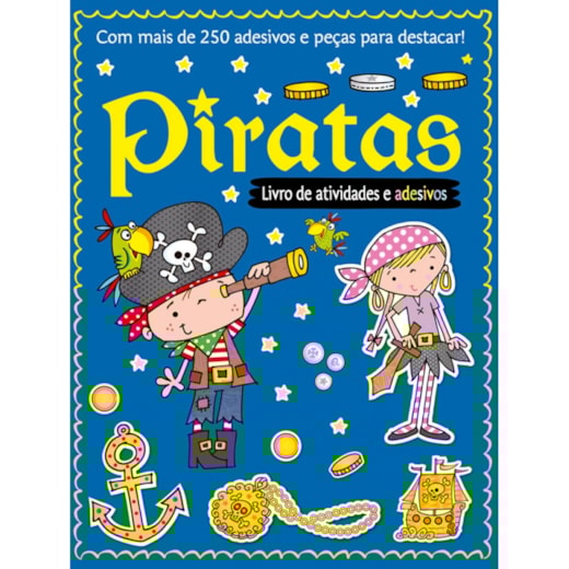 Livro Adesivos My jolly pirate sticker activity book