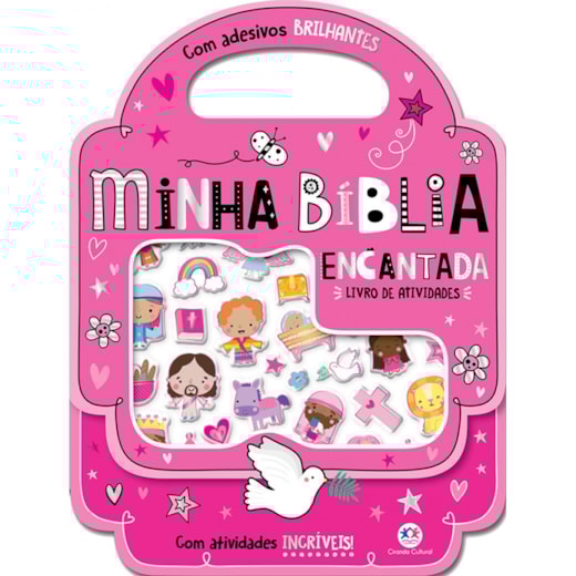 Livro Adesivos My Pretty Pink Bible