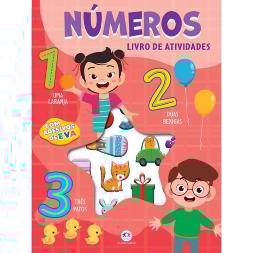 Livro Adesivos Números