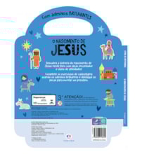 Livro Adesivos O Nascimento de Jesus - Com Adesivos Brilhantes e Atividades Incríveis