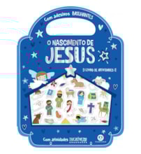 Livro Adesivos O Nascimento de Jesus - Com Adesivos Brilhantes e Atividades Incríveis