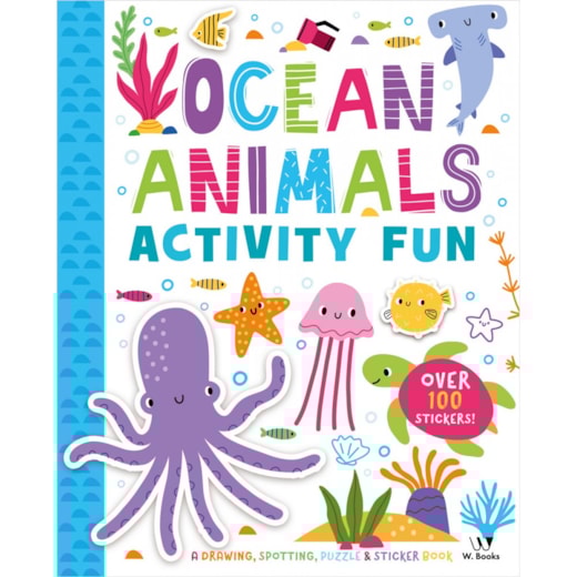 Livro Adesivos Ocean animals