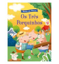 Livro Adesivos Os Três Porquinhos