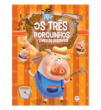 Livro Adesivos Os três porquinhos