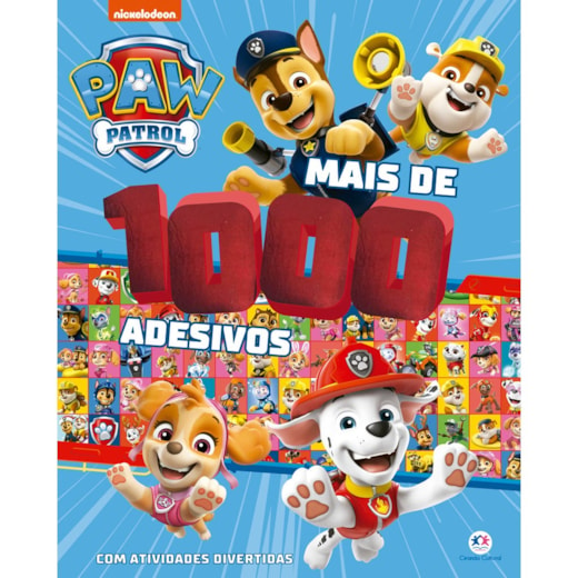 Livro Adesivos Patrulha Canina - Mais de 1000 adesivos