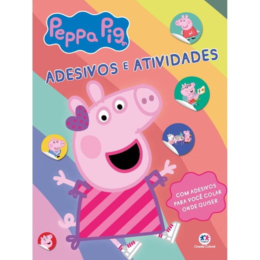 Livro Adesivos Peppa Pig - Adesivos e atividades