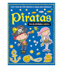 Livro Adesivos Piratas