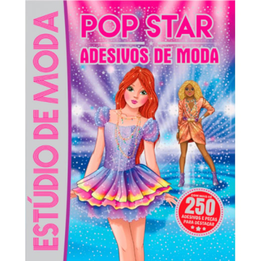 Livro Adesivos Pop star