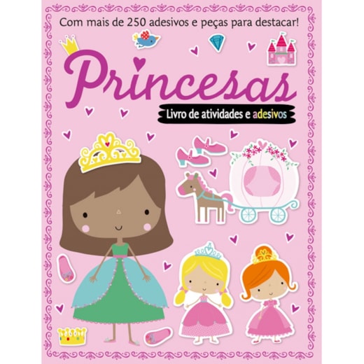 Livro Adesivos Princesas